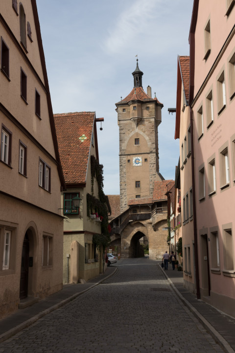 Rothenburg at the Romantic Road in Germany