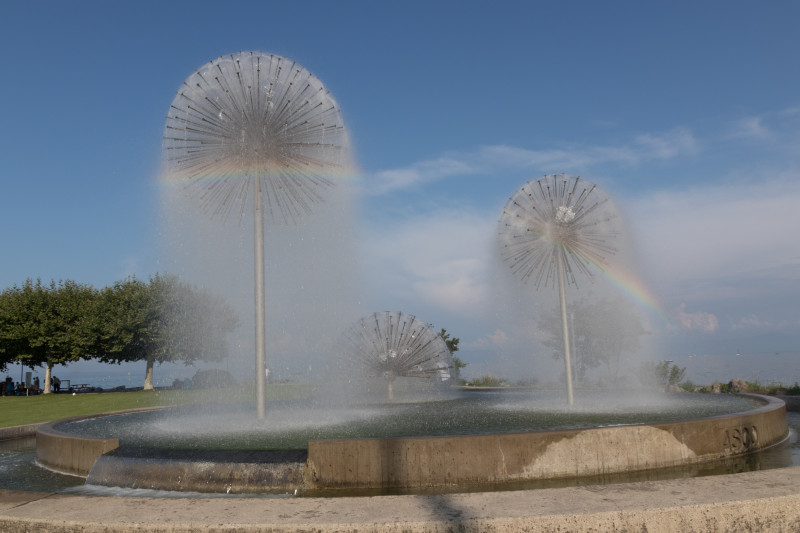 Fountain at Lake Konstanz, Switzerland