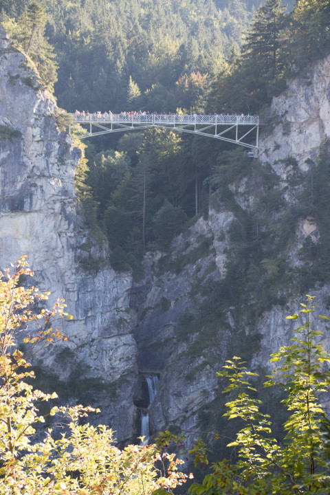 Walking bridge at Neuschwanstein, Germany