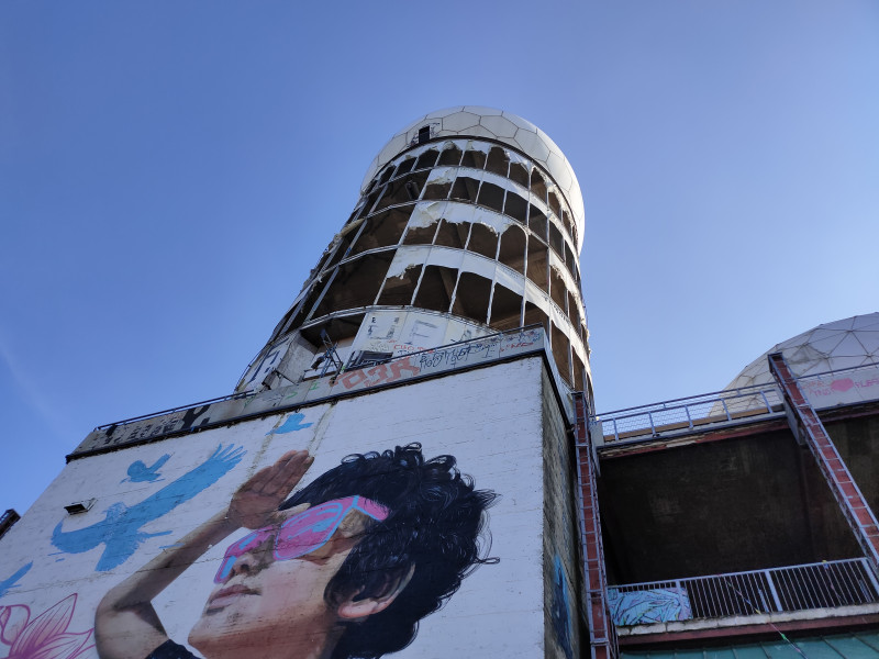 Radar dome at Teufelsberg Berlin, Germany